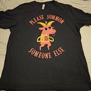 Wicked Tees Summon Someone Else T-Shirt - Large